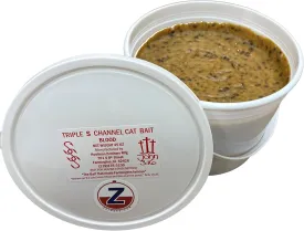 45oz Triple S Catfish Bait Tub - Blooded Formula - Formerly Sonnys Super Sticky - Discounted Shipping for Multiple Items.
