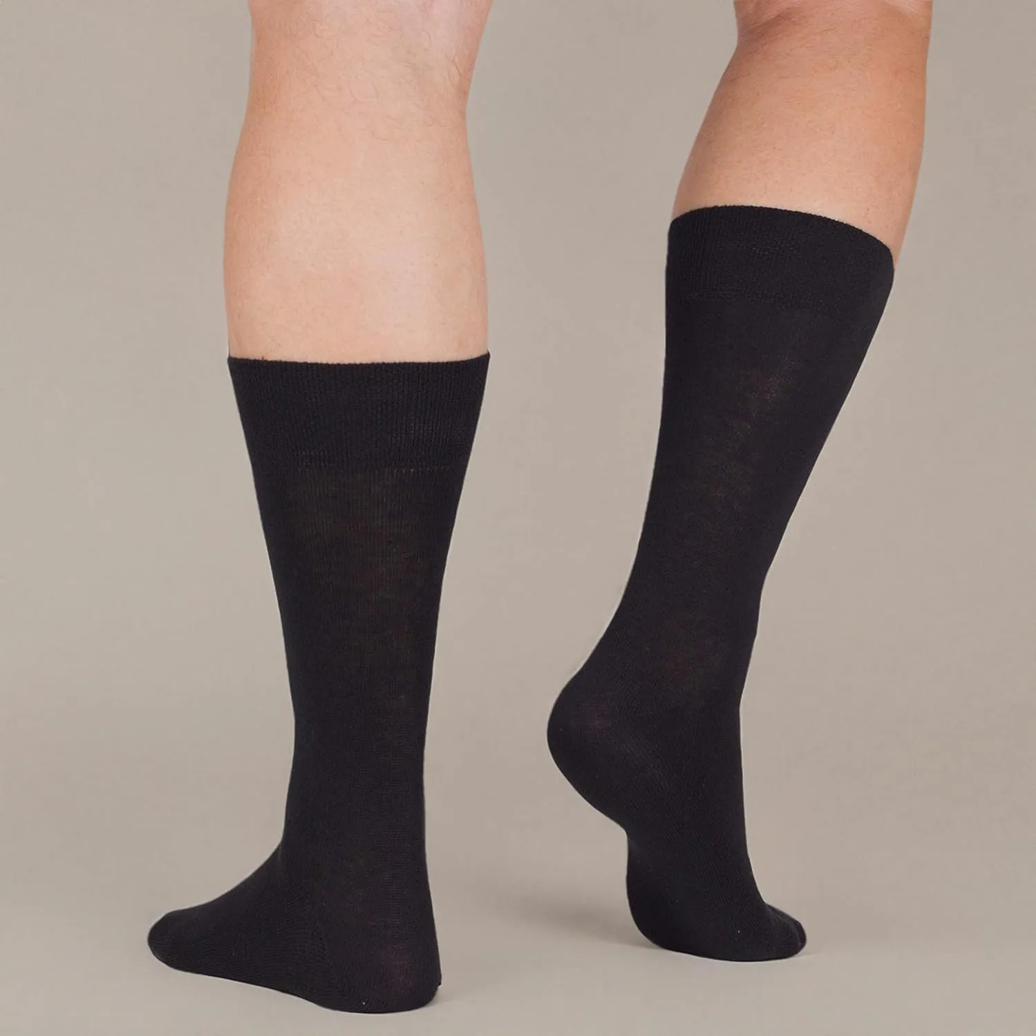 7BIGSTARS KINGDOM Men's Dress Socks Cotton-6 pack-XL-L-Big Tall-Brown Beige Blue Black Grey Khaki