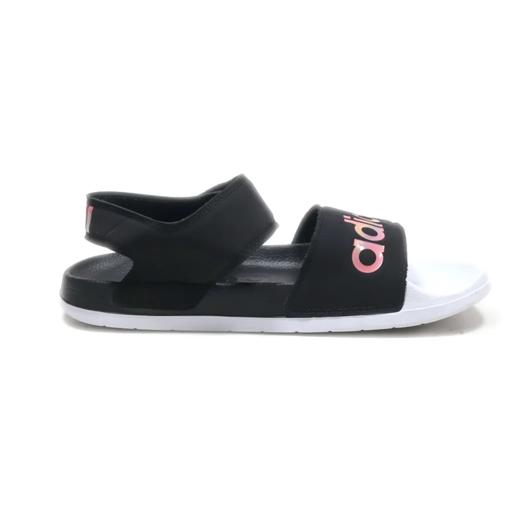 Adidas Adilette Flat Sandals Fabric Black Colour For Kids