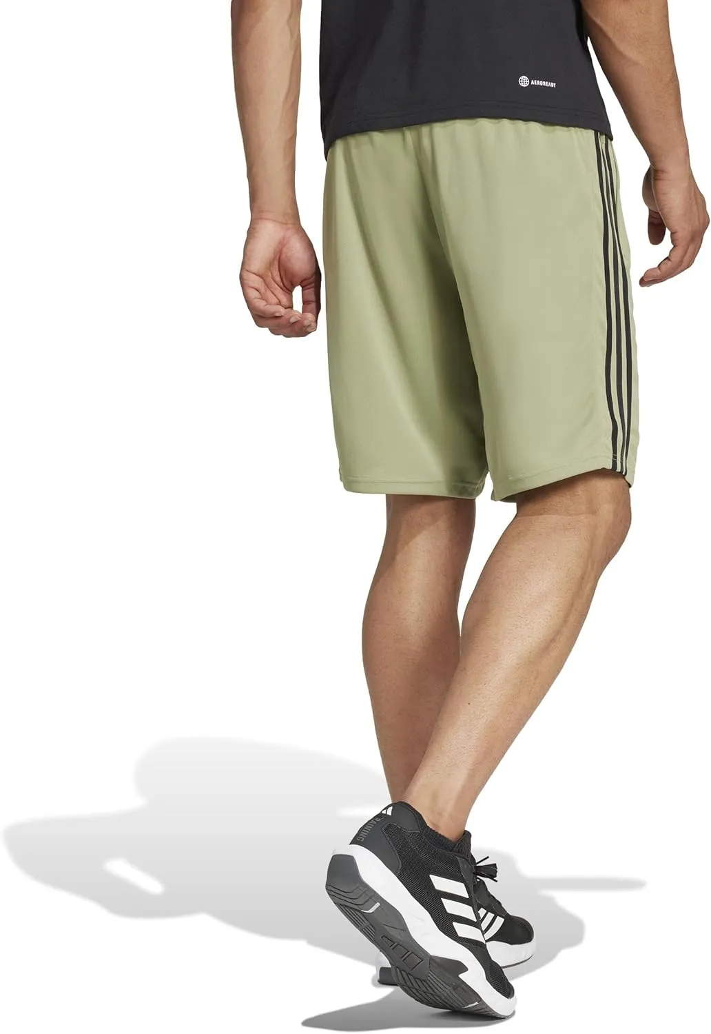 adidas Men's Train Essentials Piqu?? 3-Stripes Shorts