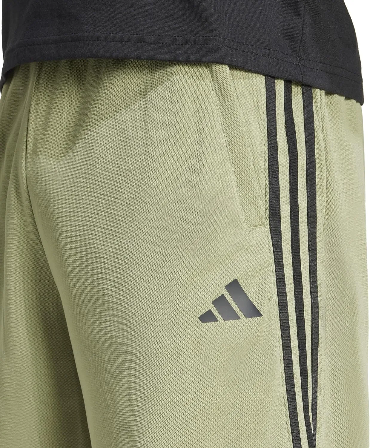 adidas Men's Train Essentials Piqu?? 3-Stripes Shorts