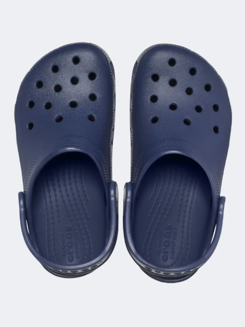 Crocs Classic Clog Kids-Unisex Lifestyle Slippers Navy