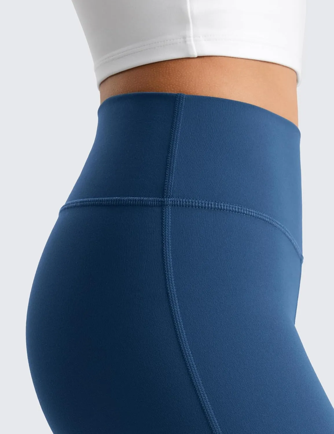 CRZ YOGA Girls Butterluxe Athletic Biker Shorts - Kids Teen High Waist Lounge Active Dance Yoga Running Buttery Soft