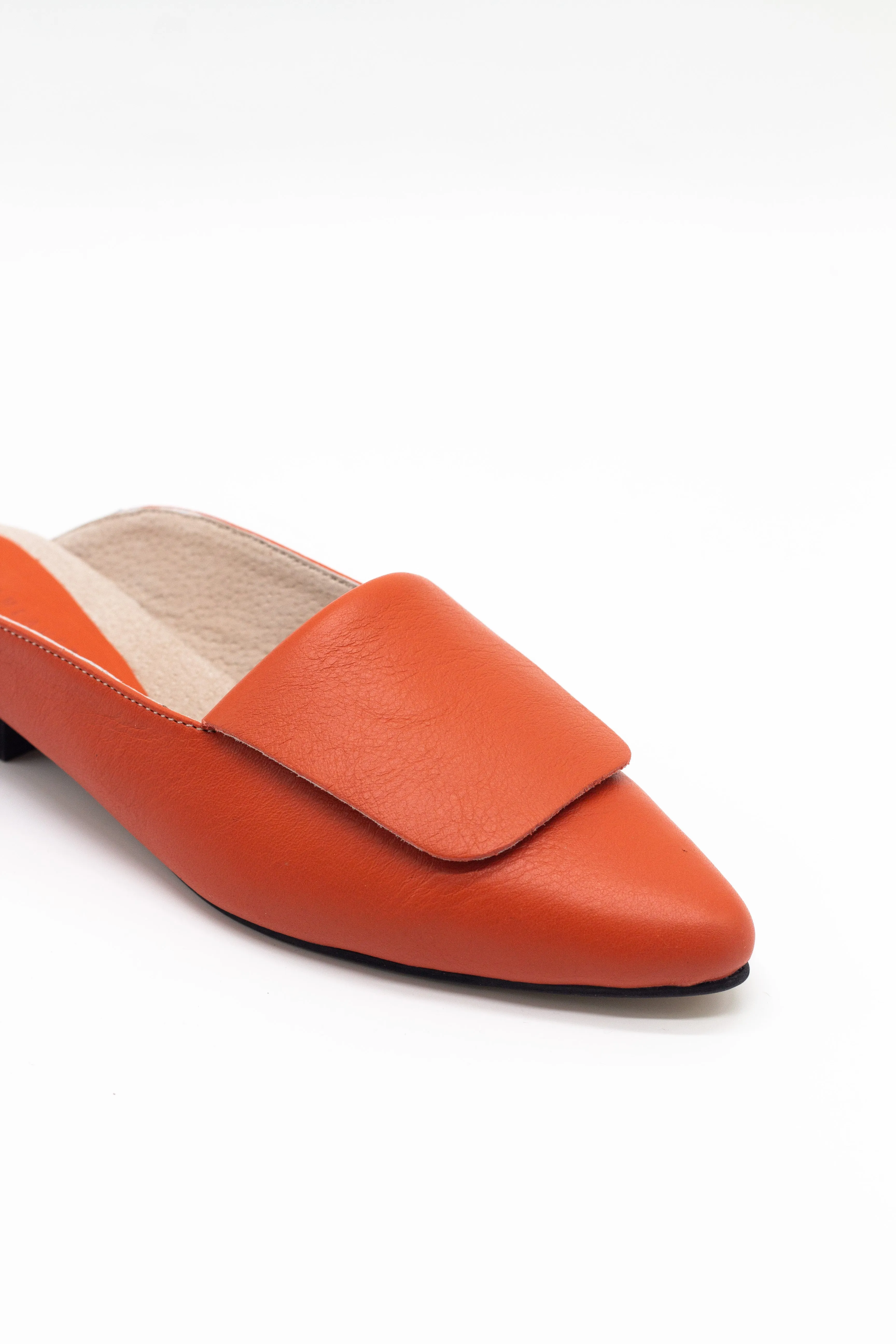 Fold Over Mule | Coral