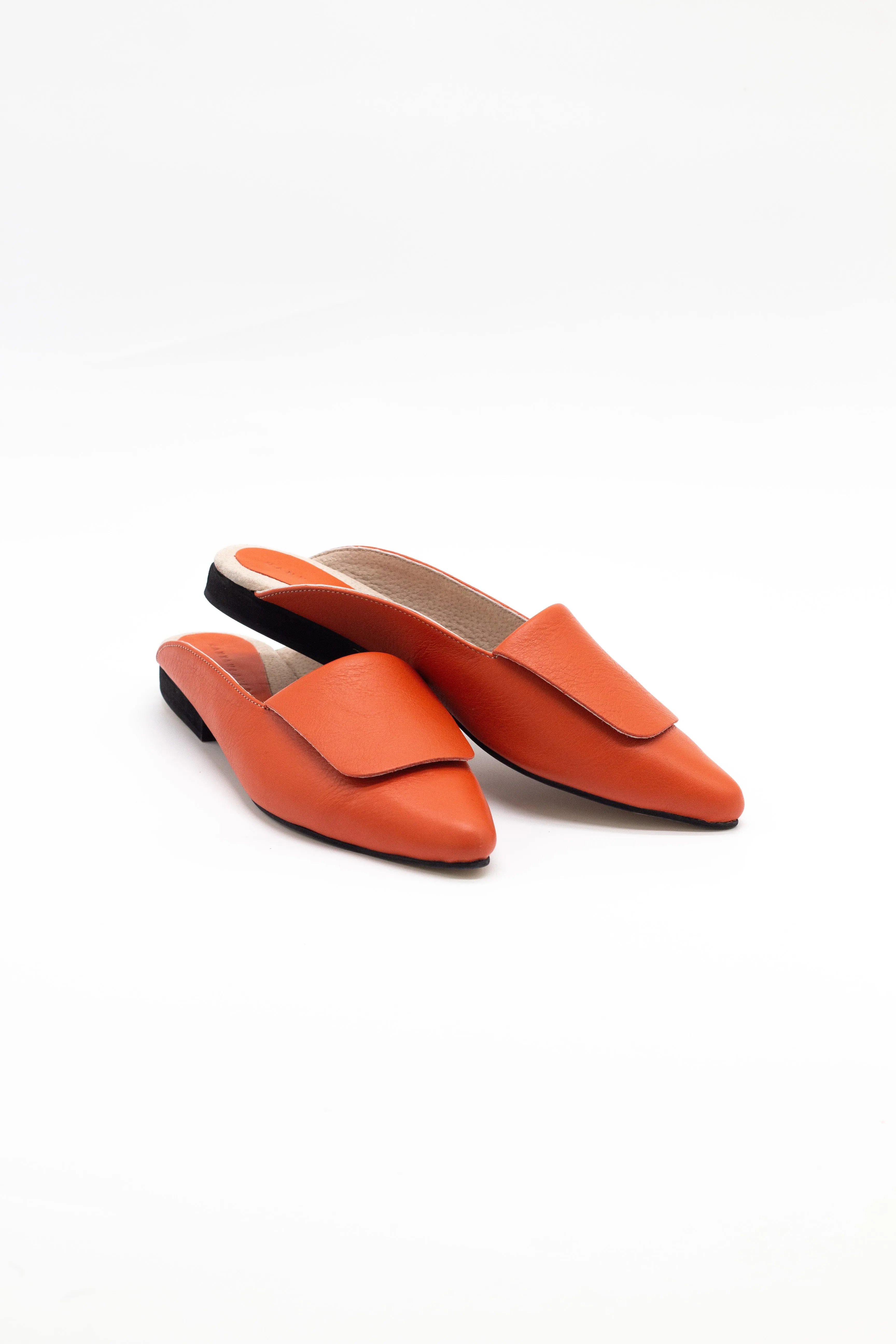 Fold Over Mule | Coral