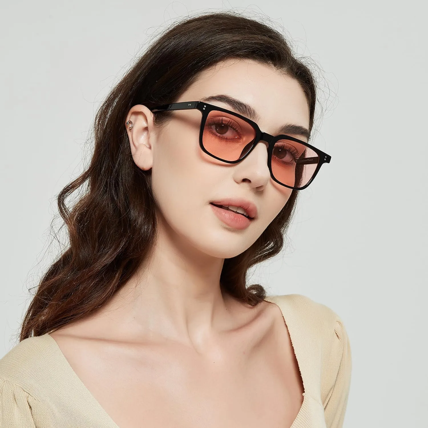 Gtand Unisex Vintage Retro Square Style Tinted Sunglasses For Men Women Fashion Rectangle Sun Glasses 52mm