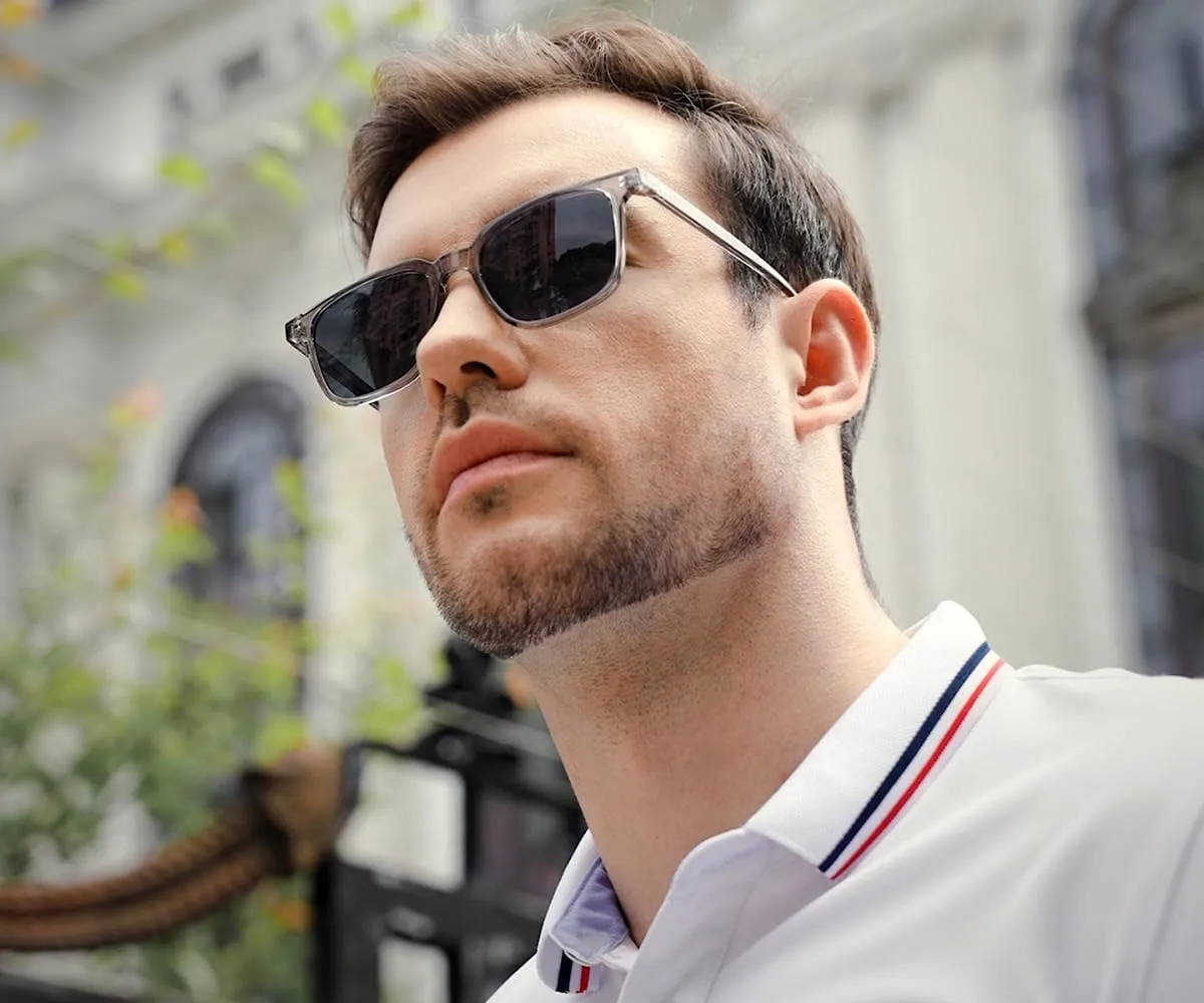 Gtand Unisex Vintage Retro Square Style Tinted Sunglasses For Men Women Fashion Rectangle Sun Glasses 52mm