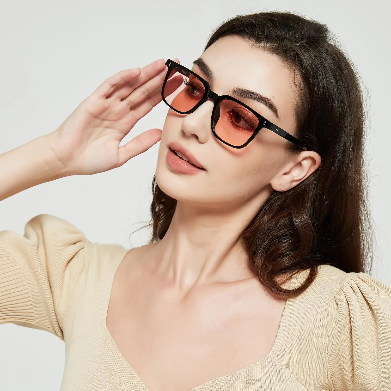 Gtand Unisex Vintage Retro Square Style Tinted Sunglasses For Men Women Fashion Rectangle Sun Glasses 52mm