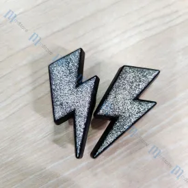 Jibbitz - Silver Lightning Bolt