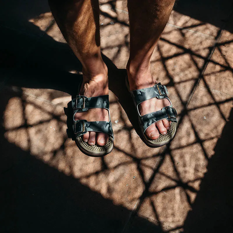 Lochy – Double Strap Reflexology Sandals