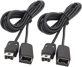 NES Classic Controller Extension Cable 3M / 10ft (2-Pack), SNES Extension Power Cord Compatibility Nintendo SNES Classic Edition Controller (2017) and Mini NES Classic Edition (2016), Wii, Wii U