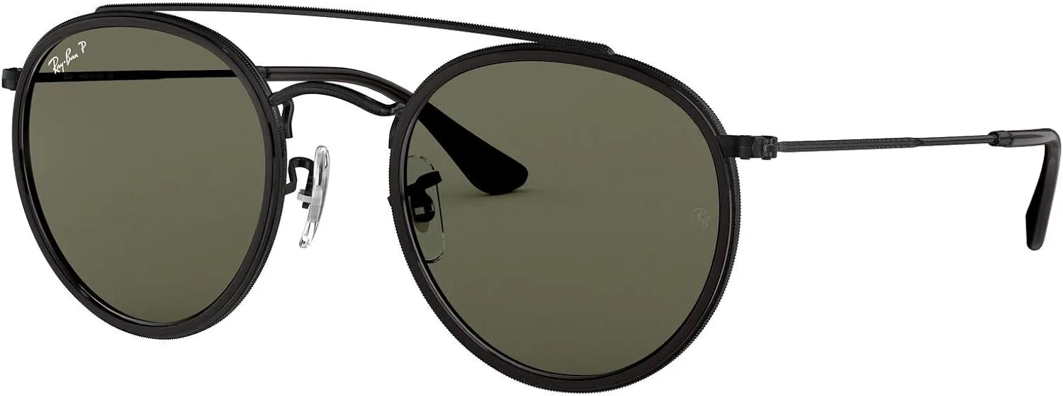 Ray-Ban RB3647N Double Bridge Round Sunglasses