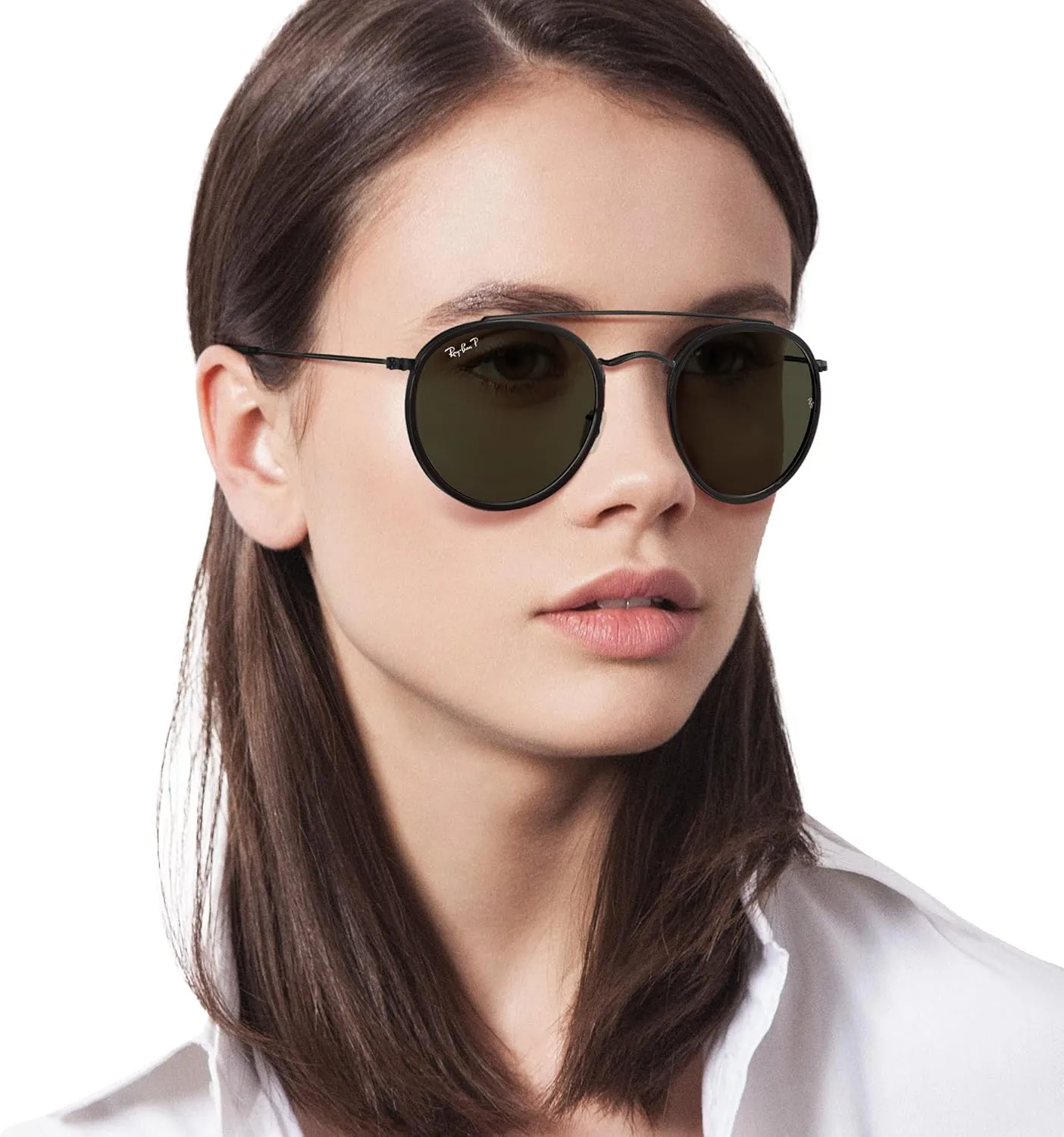 Ray-Ban RB3647N Double Bridge Round Sunglasses