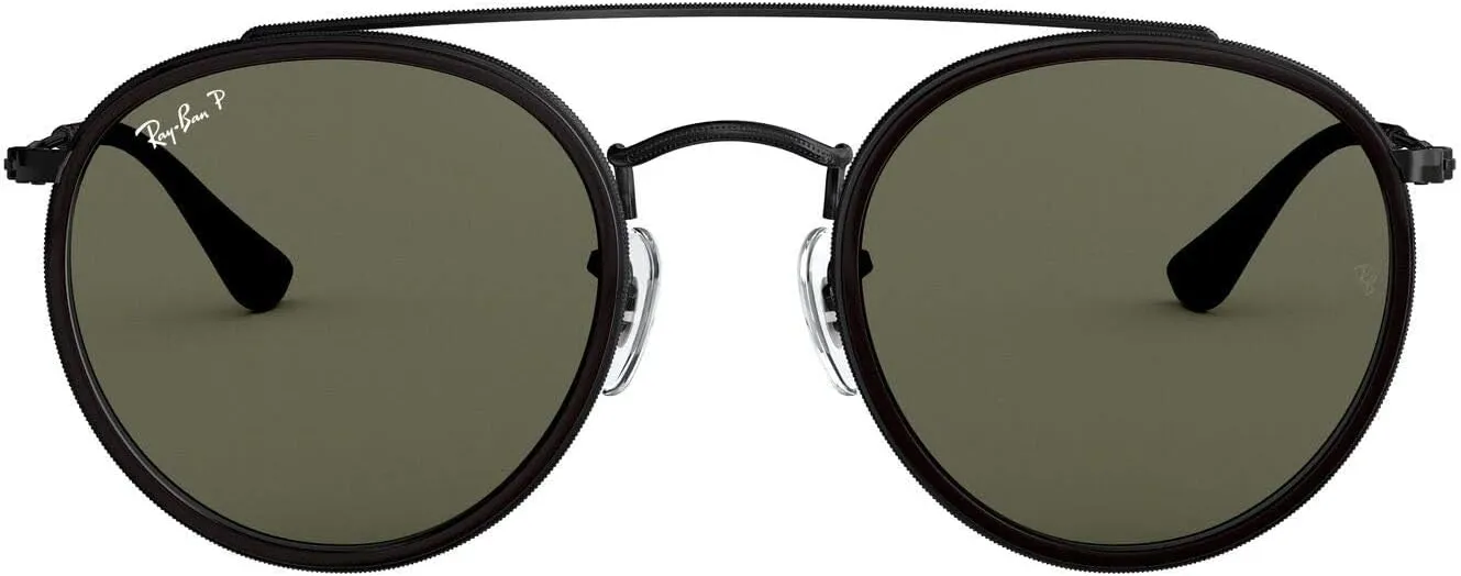 Ray-Ban RB3647N Double Bridge Round Sunglasses